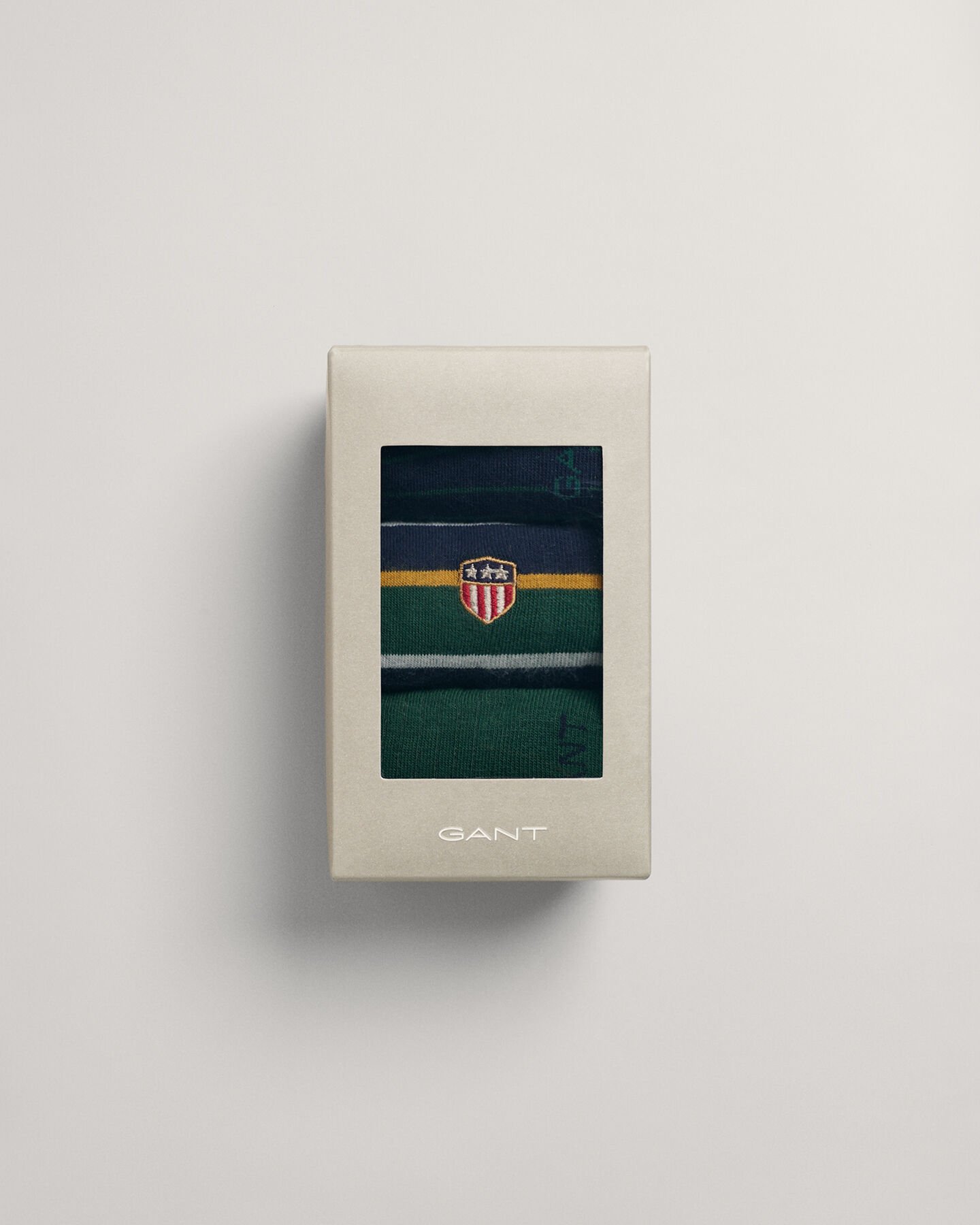 Set van drie paar sokken in cadeauverpakking