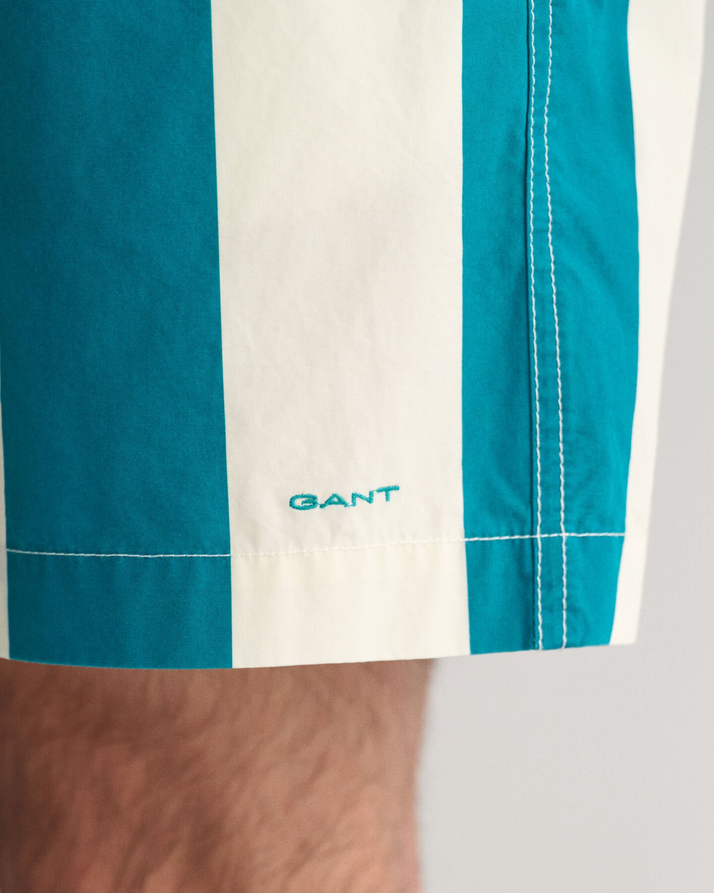 Gestreepte short met trekkoord