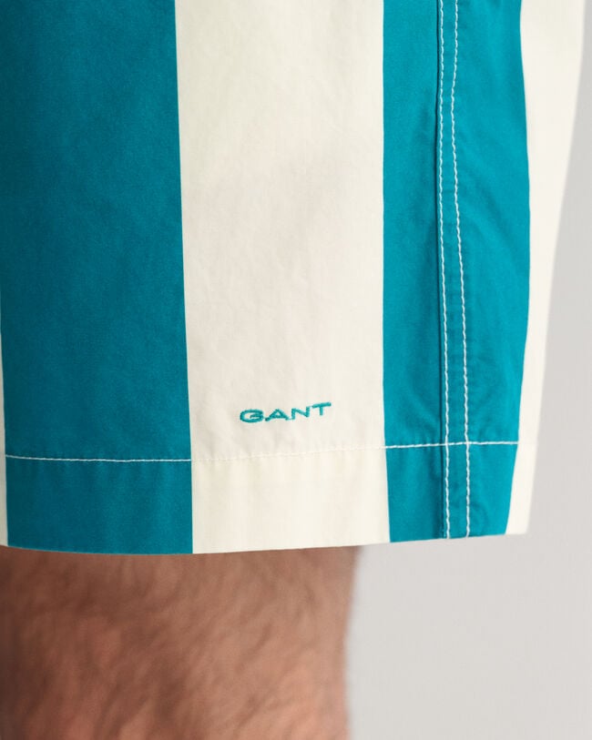 Gestreepte short met trekkoord