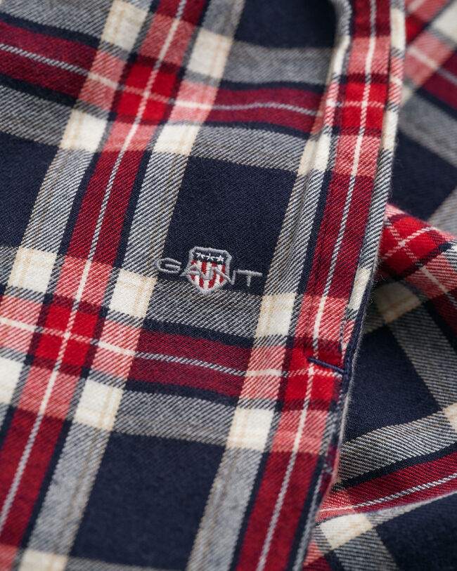 Teens flanellen geruite pyjamabroek