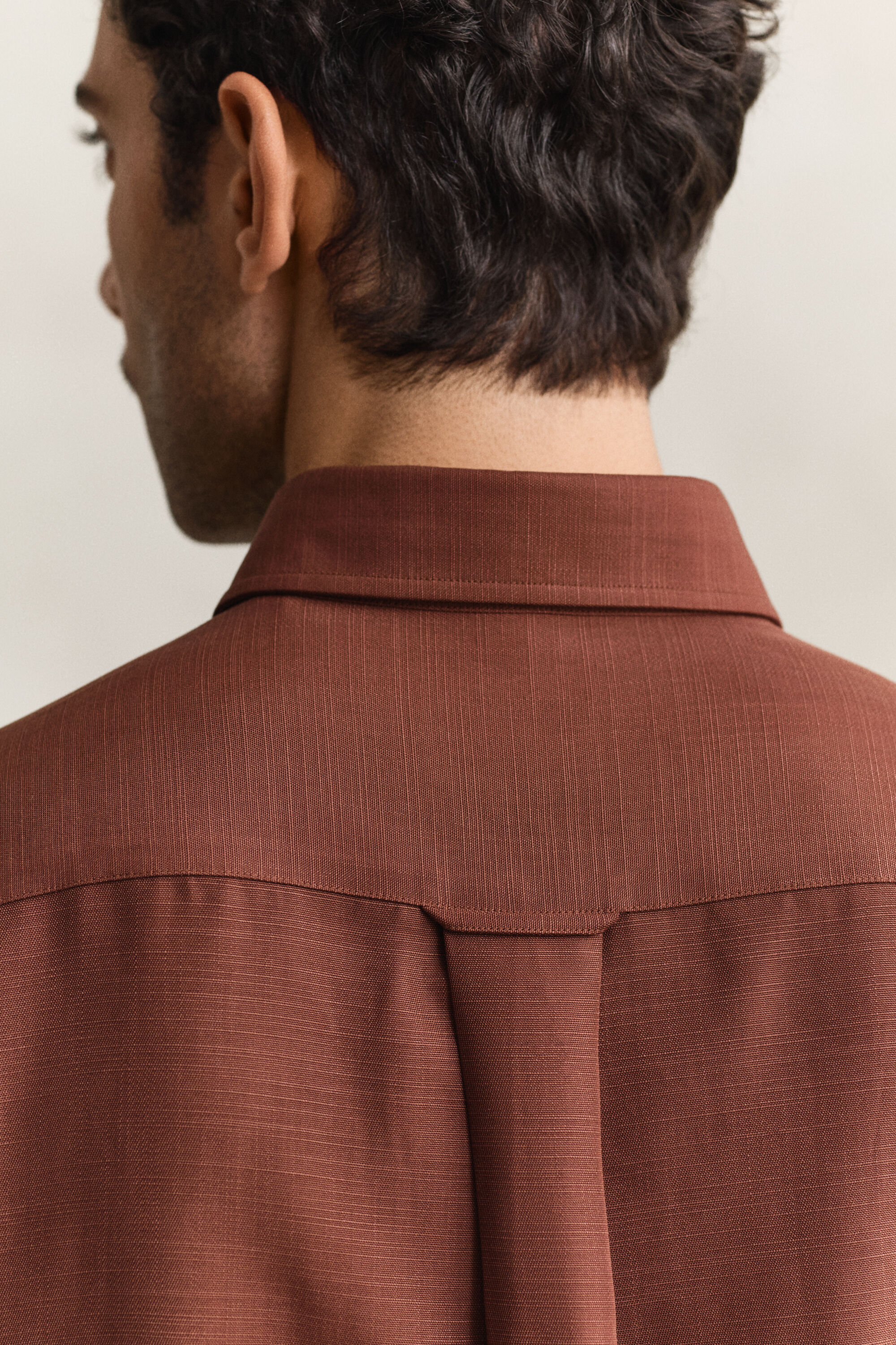 Overoverhemd van lyocell