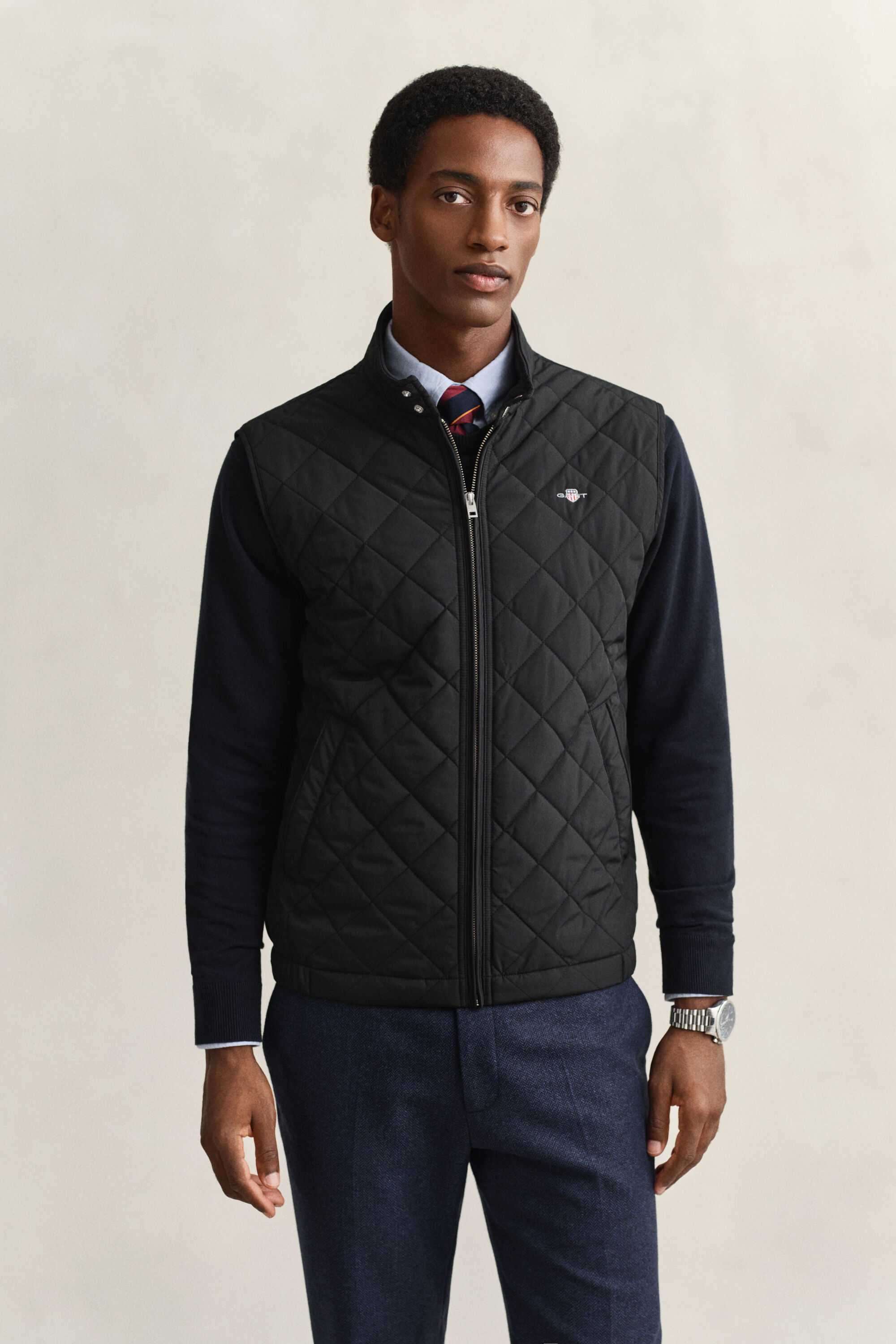 Gewatteerde Windcheater-bodywarmer