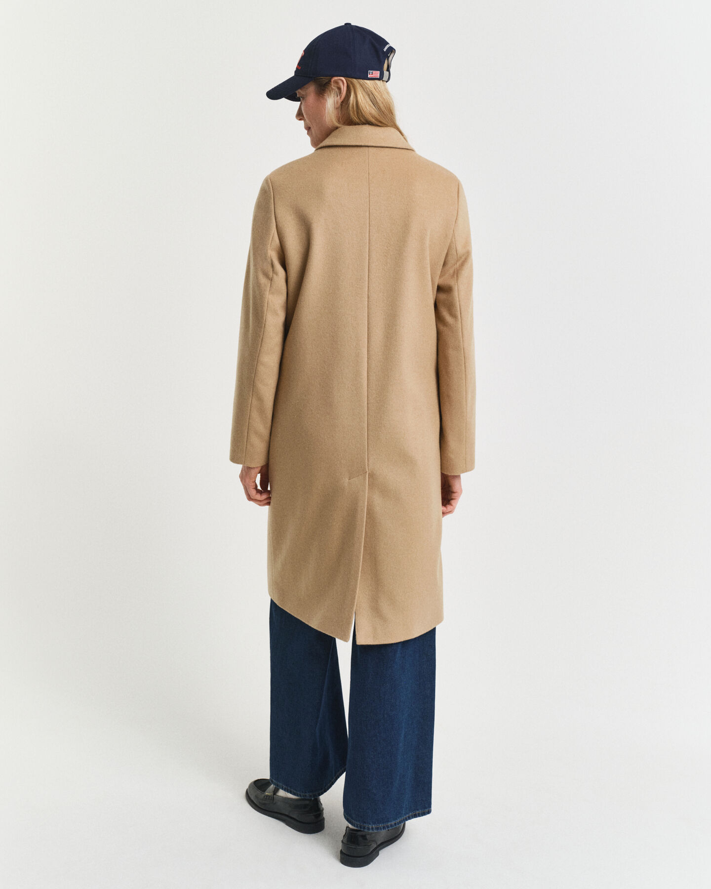 Classic getailleerde jas van wolmix