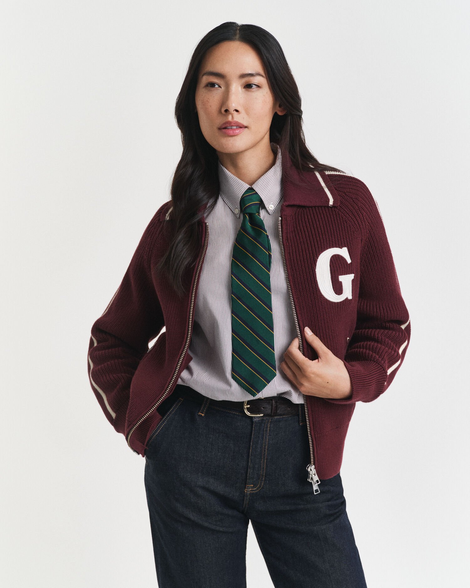 GANT Varsity vest met rits