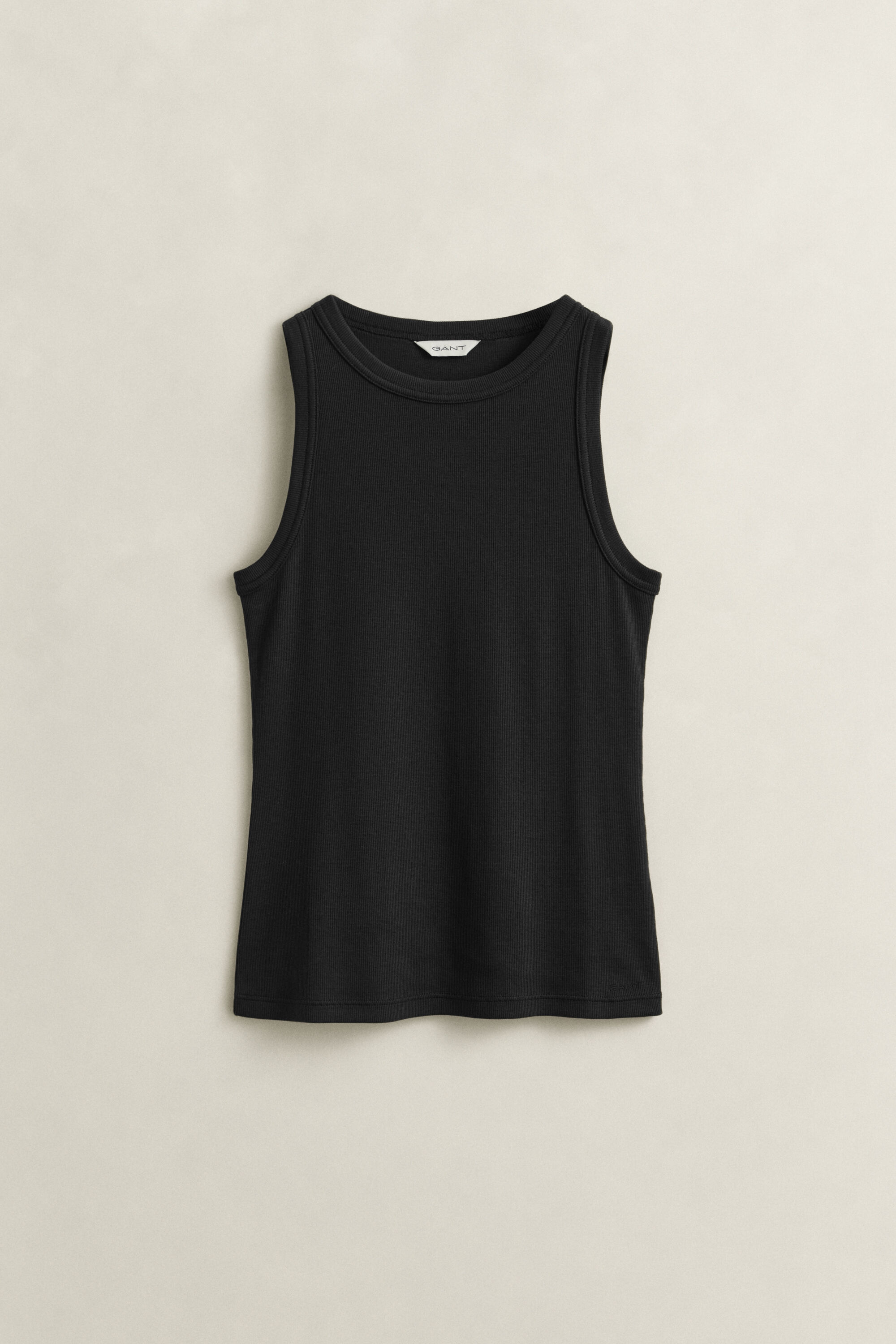 Geribde tanktop