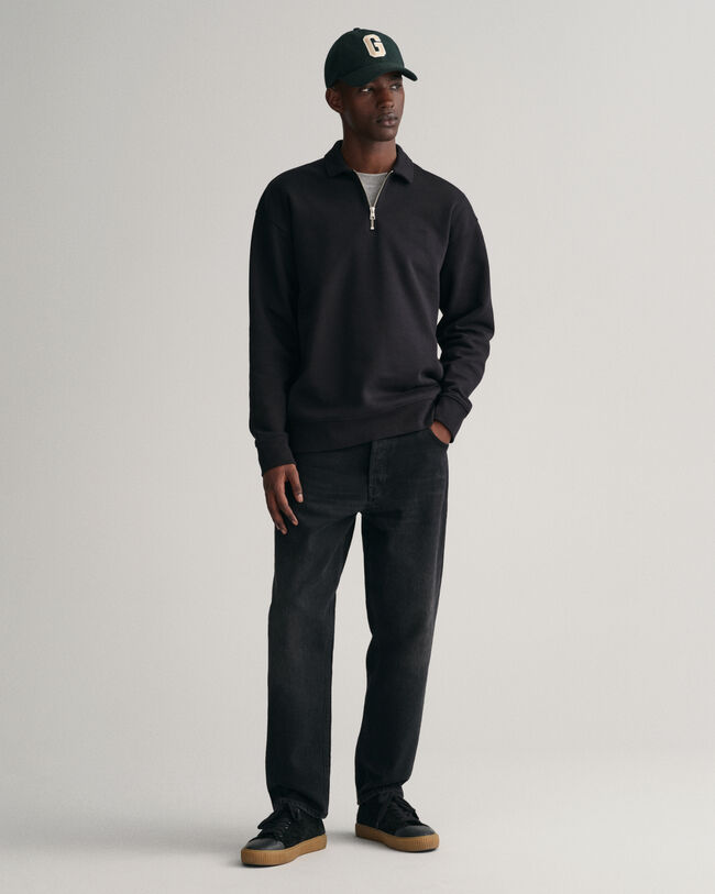 Relaxed Fit jeans met taps toelopende pijpen