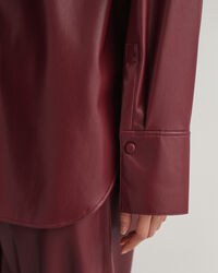 Kunstleren overshirt