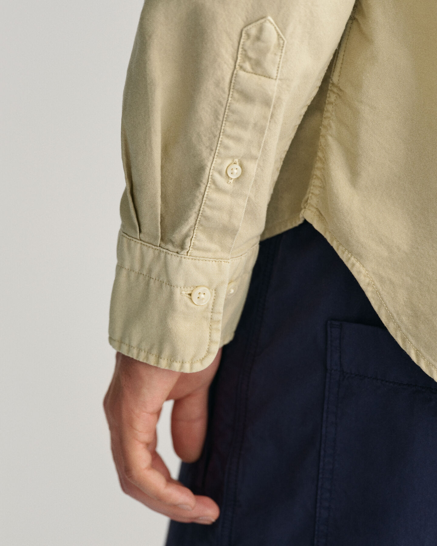 Regular Fit Sunfaded Archive Oxford-overhemd