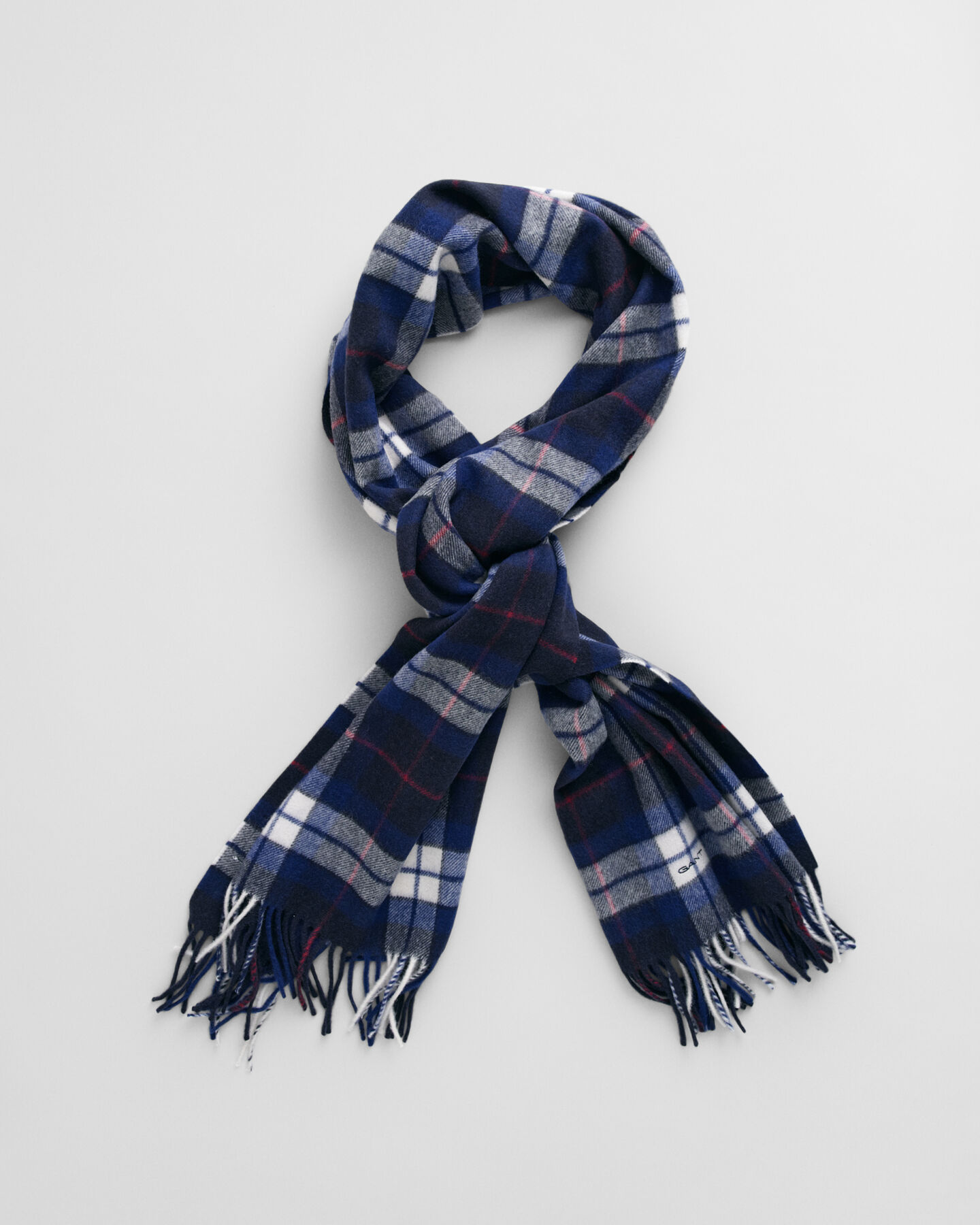 Geruite wollen sjaal