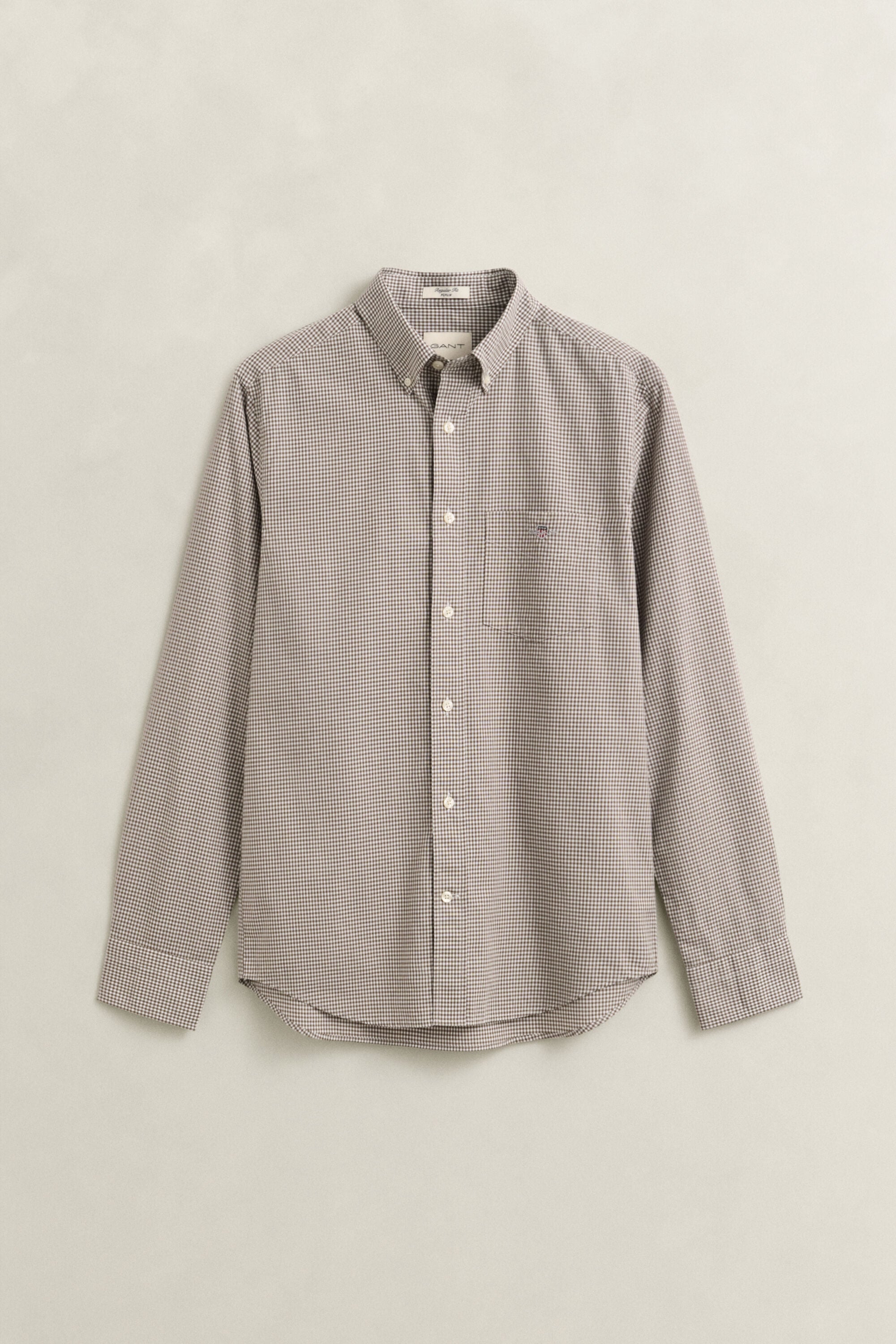 Klassiek poplin overhemd met Gingham-ruitje