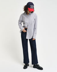 Relaxed Fit Luxury Oxford-overhemd met strepen