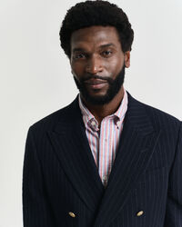 Slim Fit seersucker Club blazer met strepen