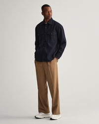 Overshirt van wolmix