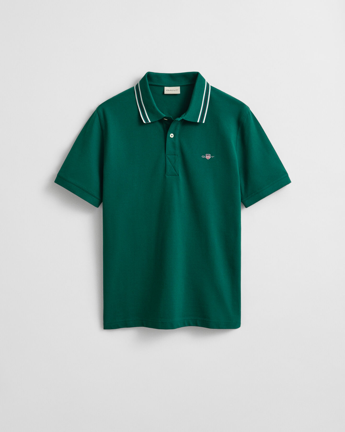 Poloshirt met biesje langs de kraag