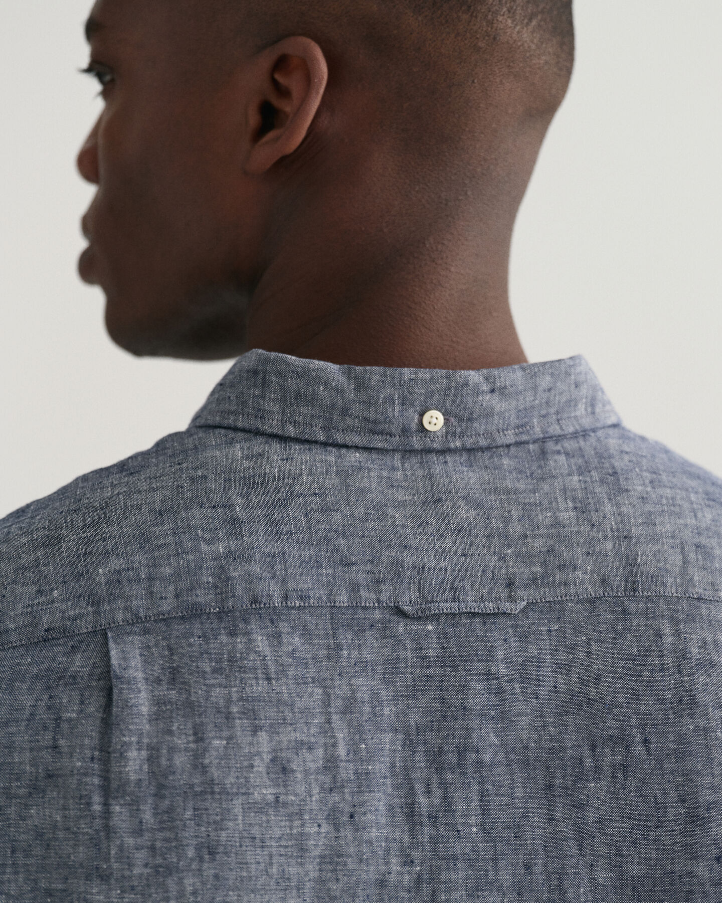 Slim Fit linnen overhemd