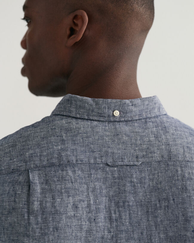 Slim Fit linnen overhemd