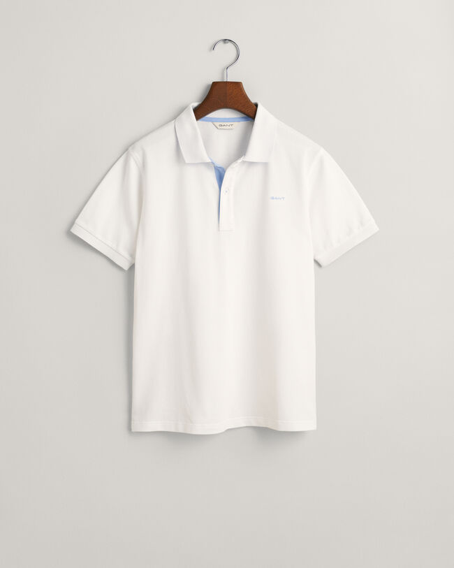 Teens Contrast piqu&eacute; poloshirt