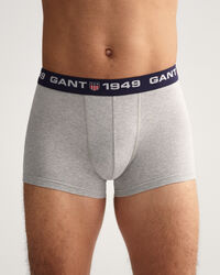 Set van drie boxershorts met brede streep