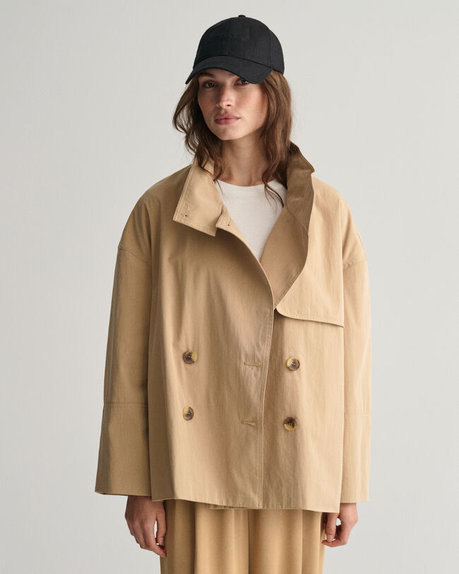 Middellange trenchcoat