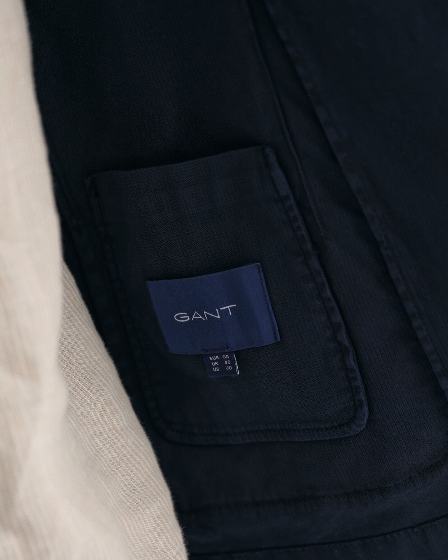 Kostuumblazer van katoen