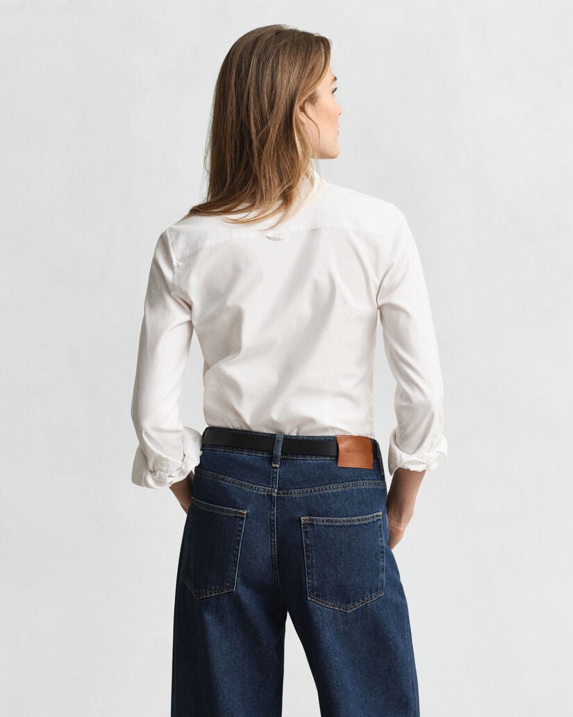 Slim Fit Oxford-overhemd met stretch