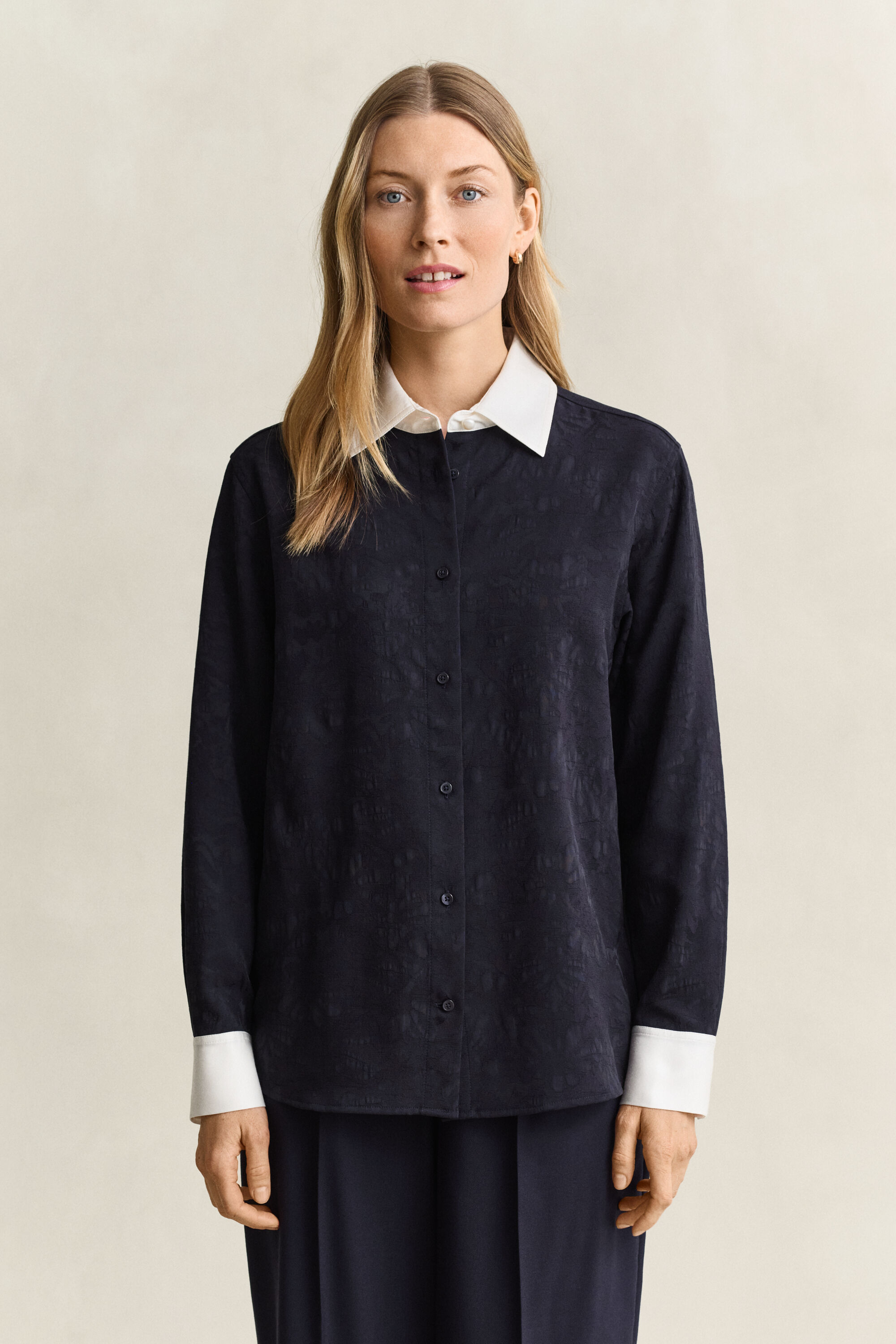 Jacquard overhemd