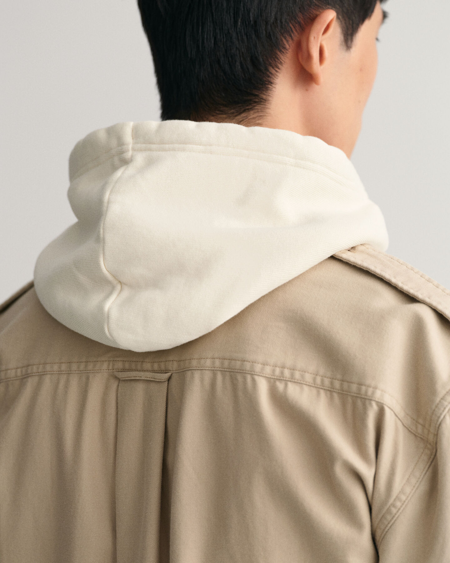 Relaxed Fit Solid overhemd van keperstof