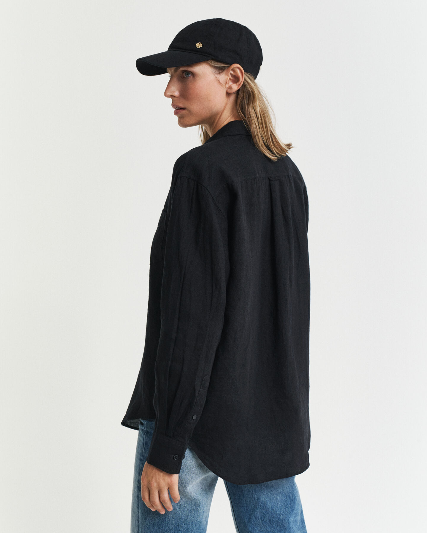 Relaxed Fit linnen blouse