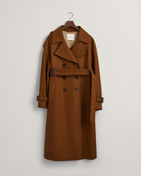 Trenchcoat van wolmix