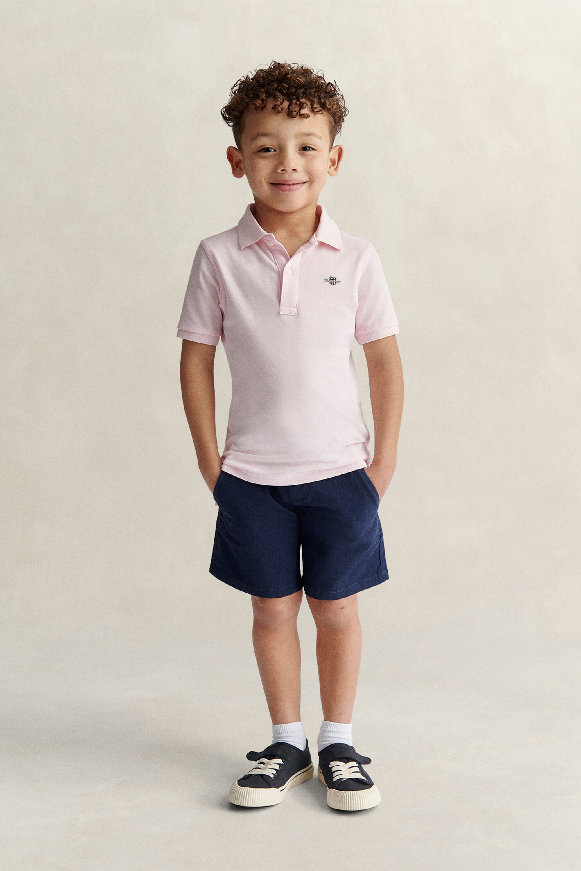 Kids Shield piqué poloshirt
