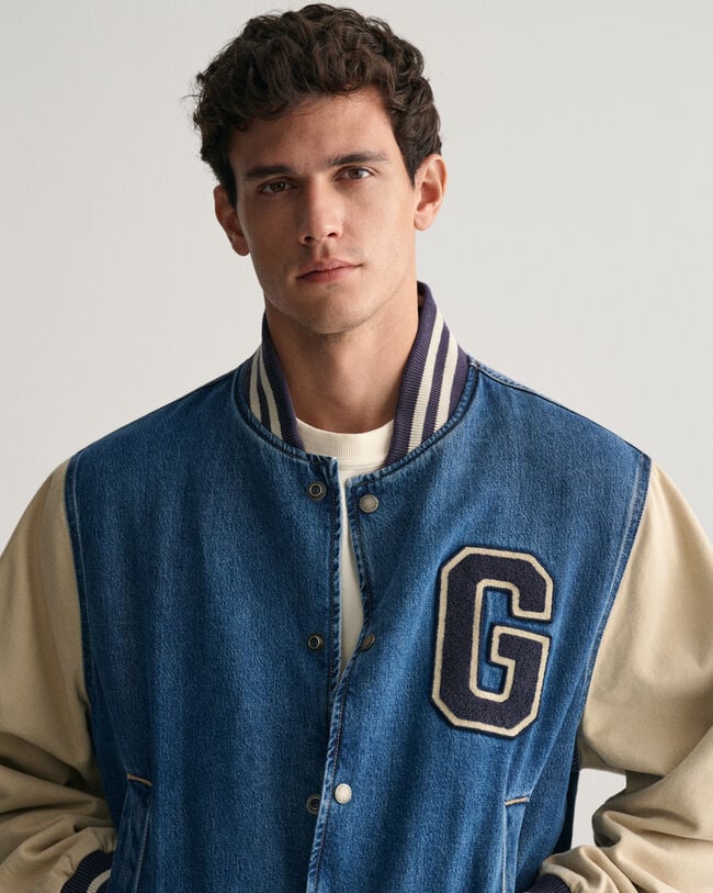 Denim GANT Varsity Jacket