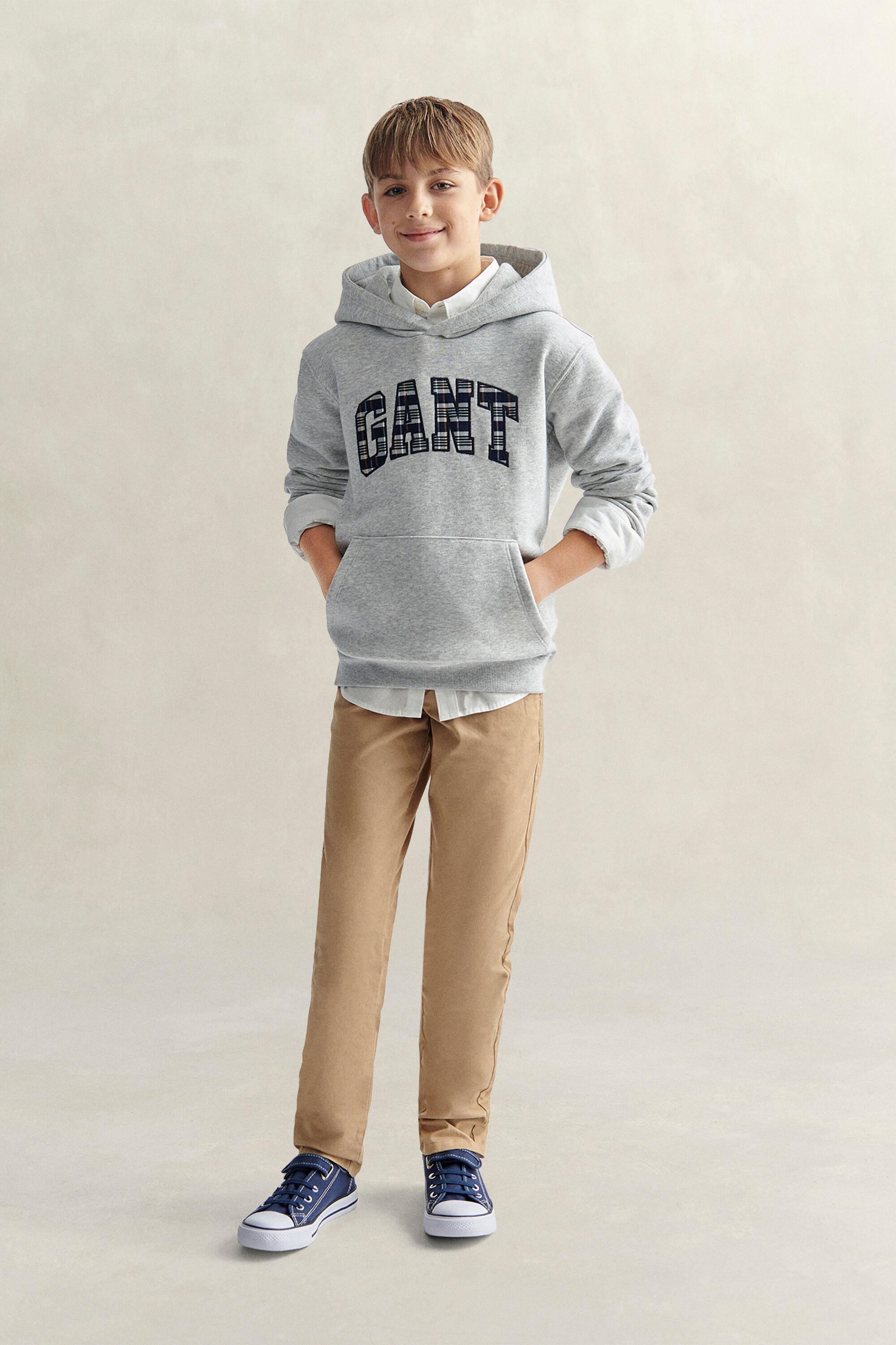 Hoodie met print voor tienerjongens