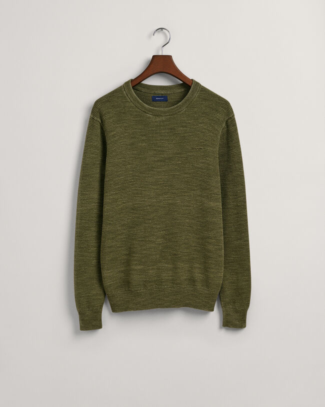 Sunfaded sweater met ronde hals