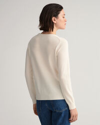 Trui met ronde hals van buitengewoon zachte lamswol