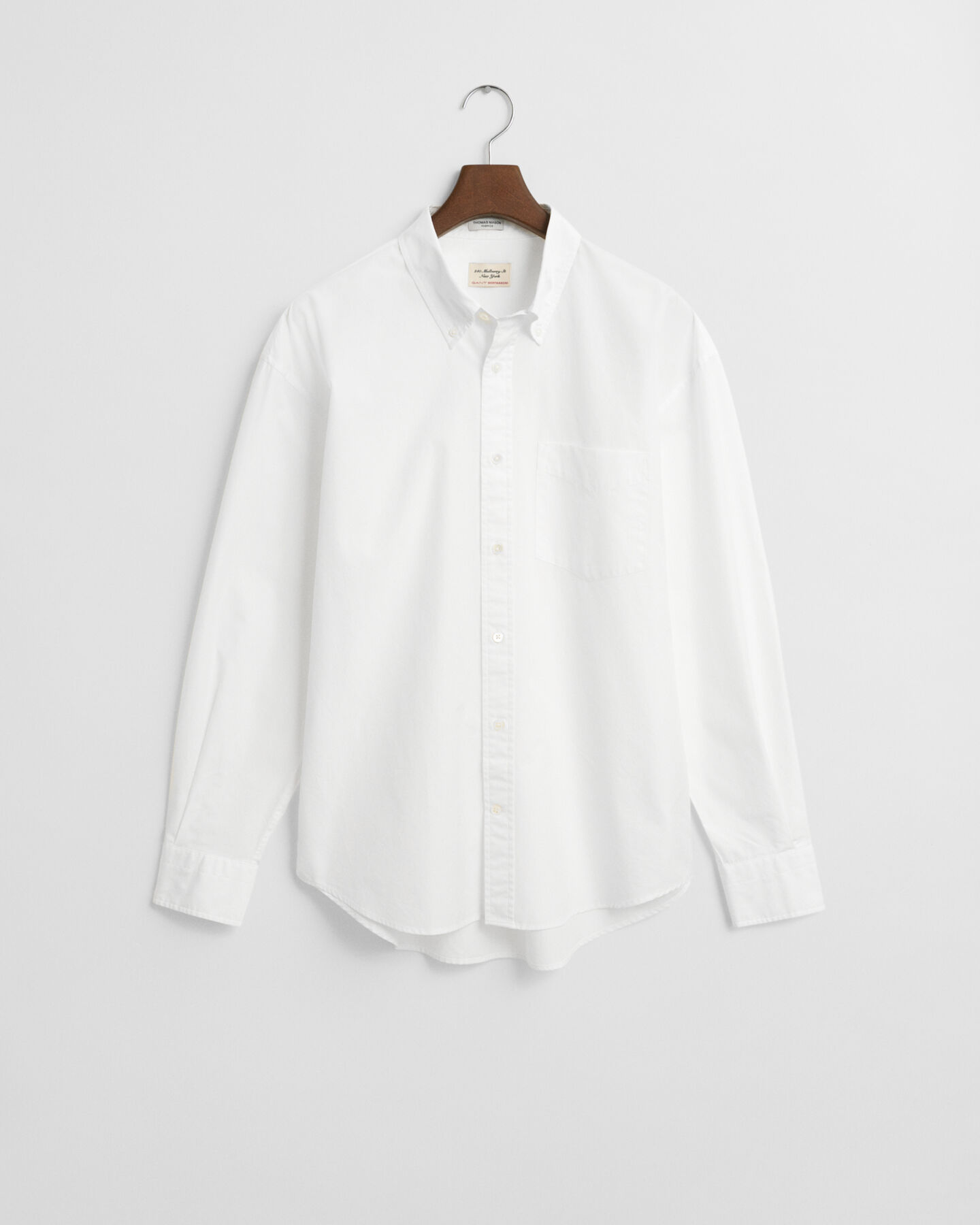 Oversized overhemd van poplin