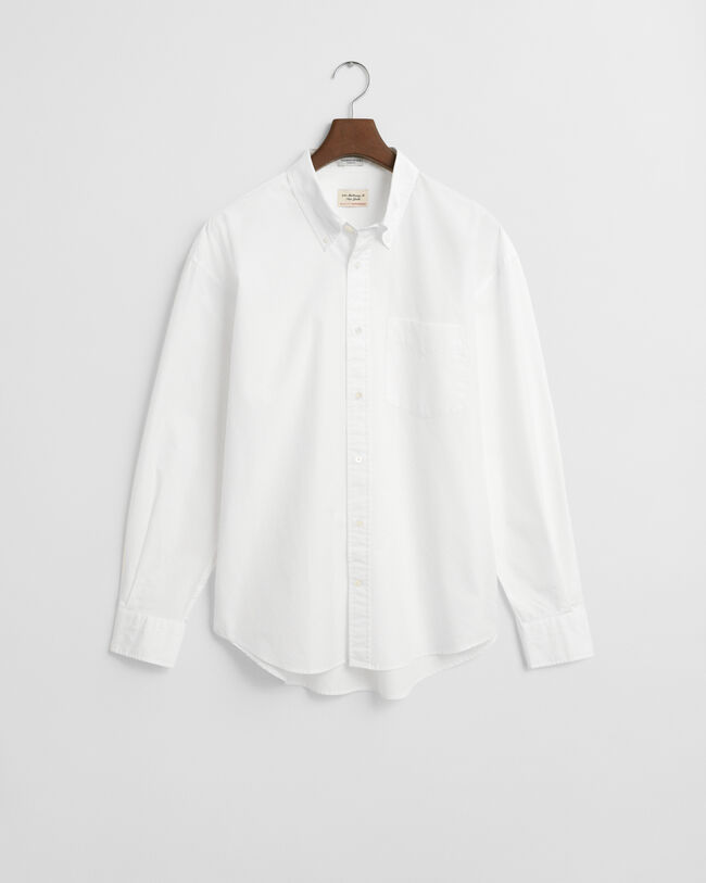 Oversized overhemd van poplin