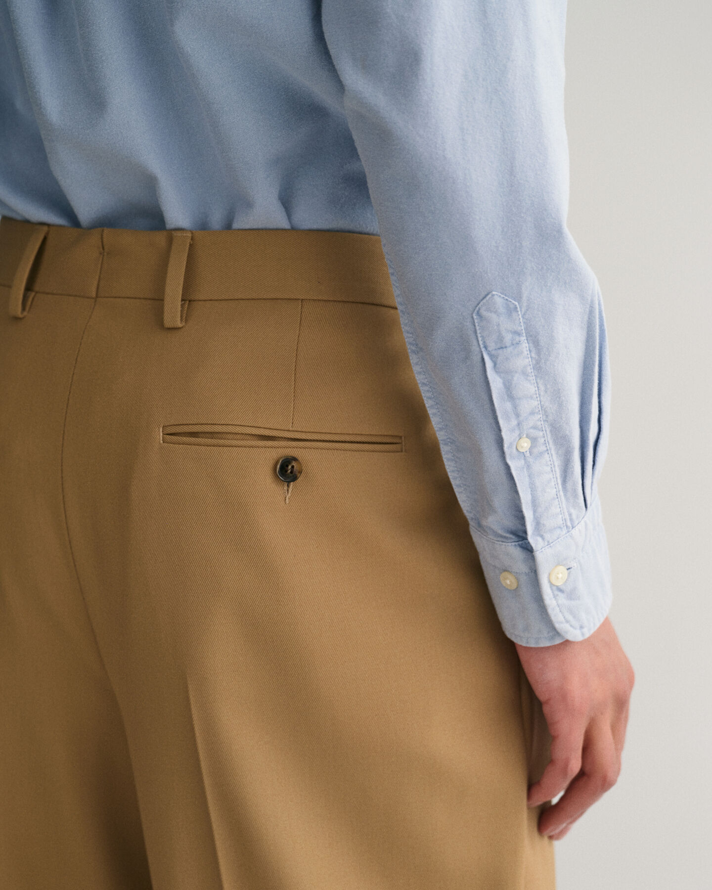 Regular Fit geborsteld Oxford-overhemd