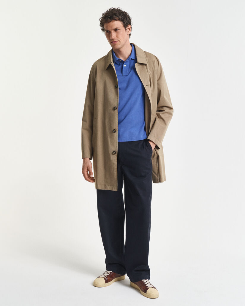 Regular Fit Shield piqué poloshirt