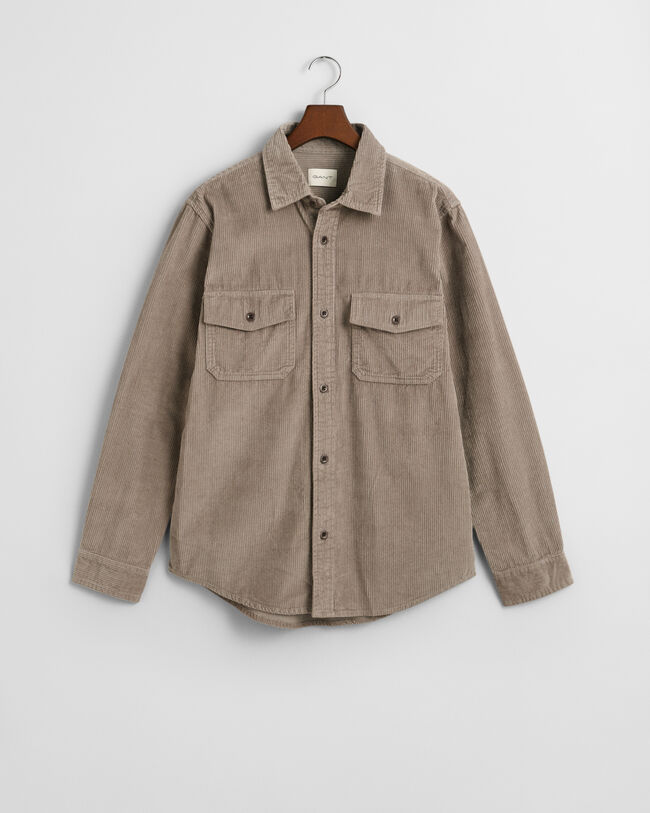 Regular Fit overshirt van corduroy