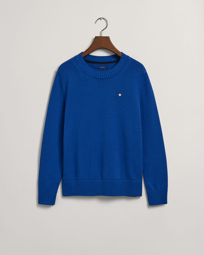 Katoenen Icon G sweater met ronde hals