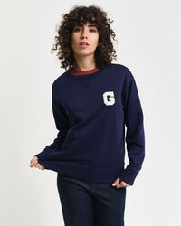 G-Badge sweatshirt met ronde hals