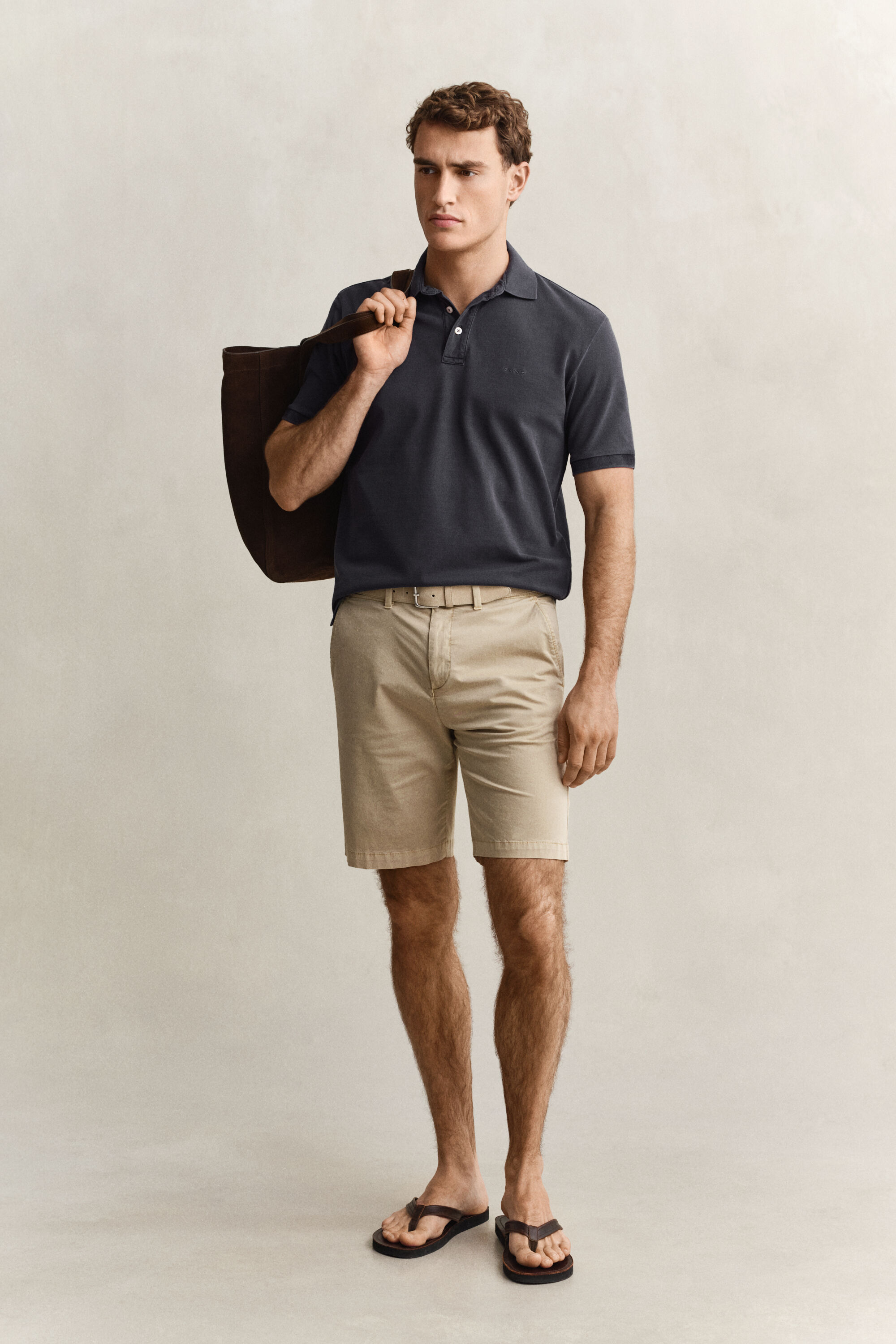 Zonverbleekt poloshirt