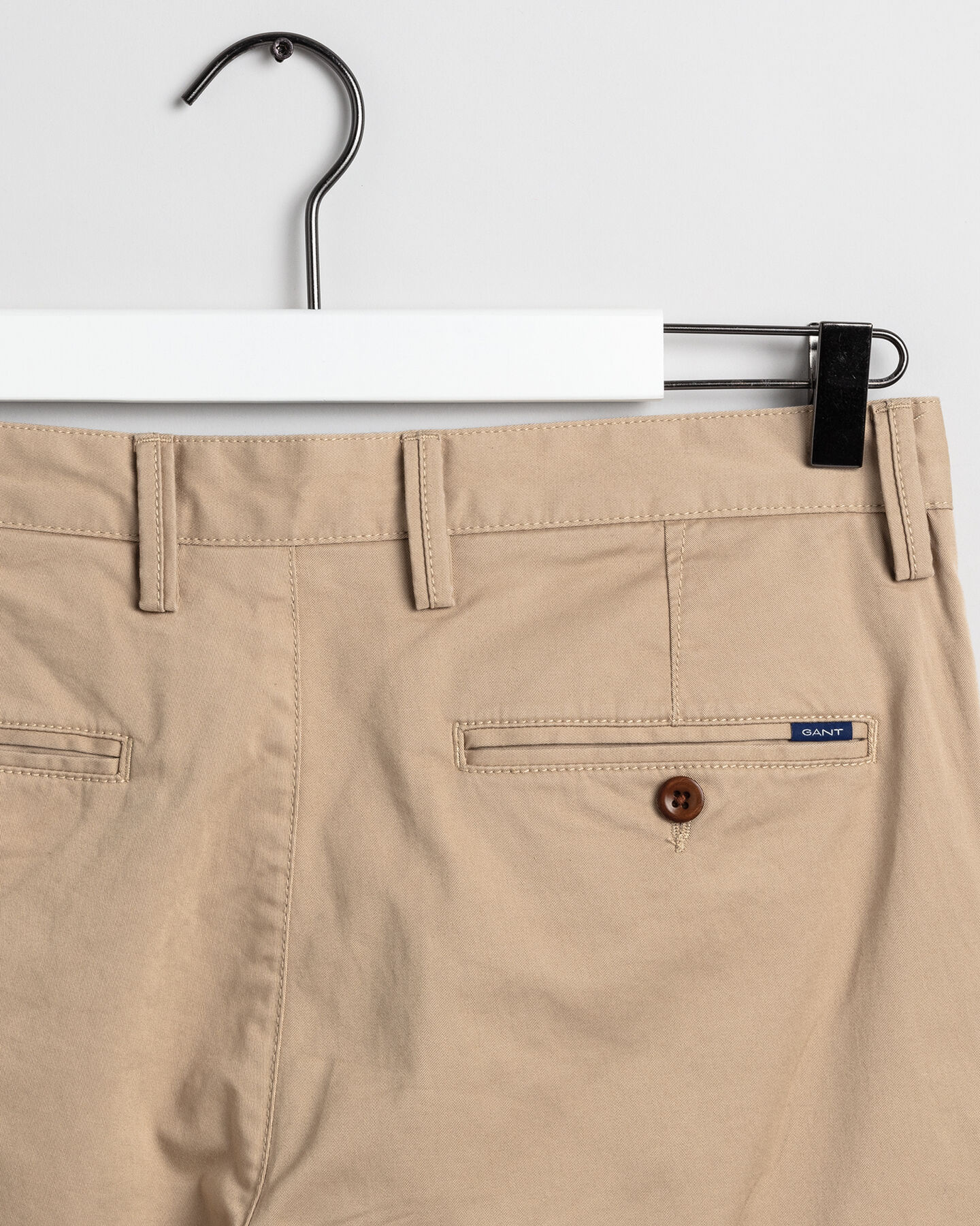 Regular Fit chino van keperstof