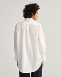 Oversized blouse met fijne figuurnaden