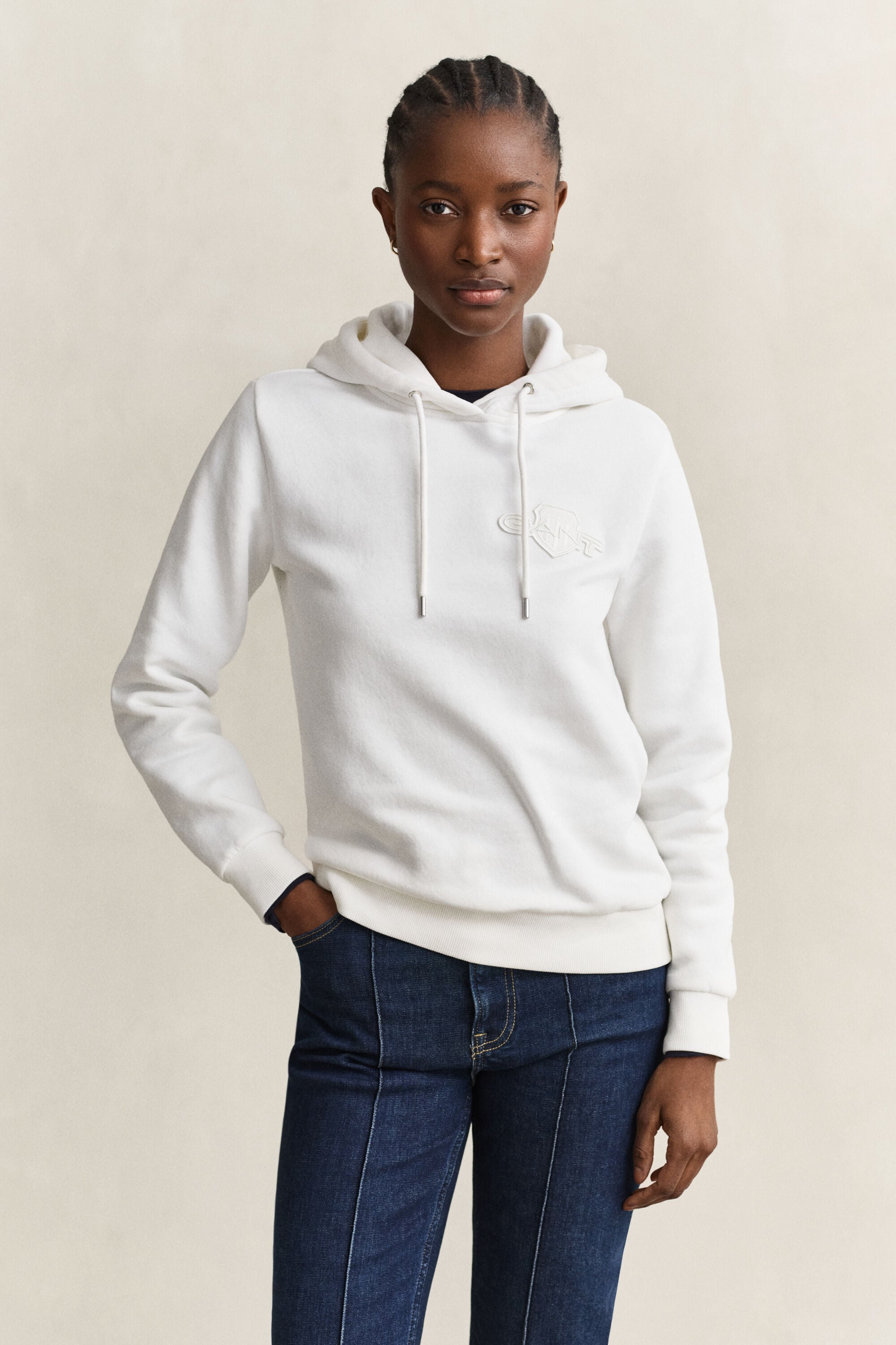 Tonal Shield hoodie