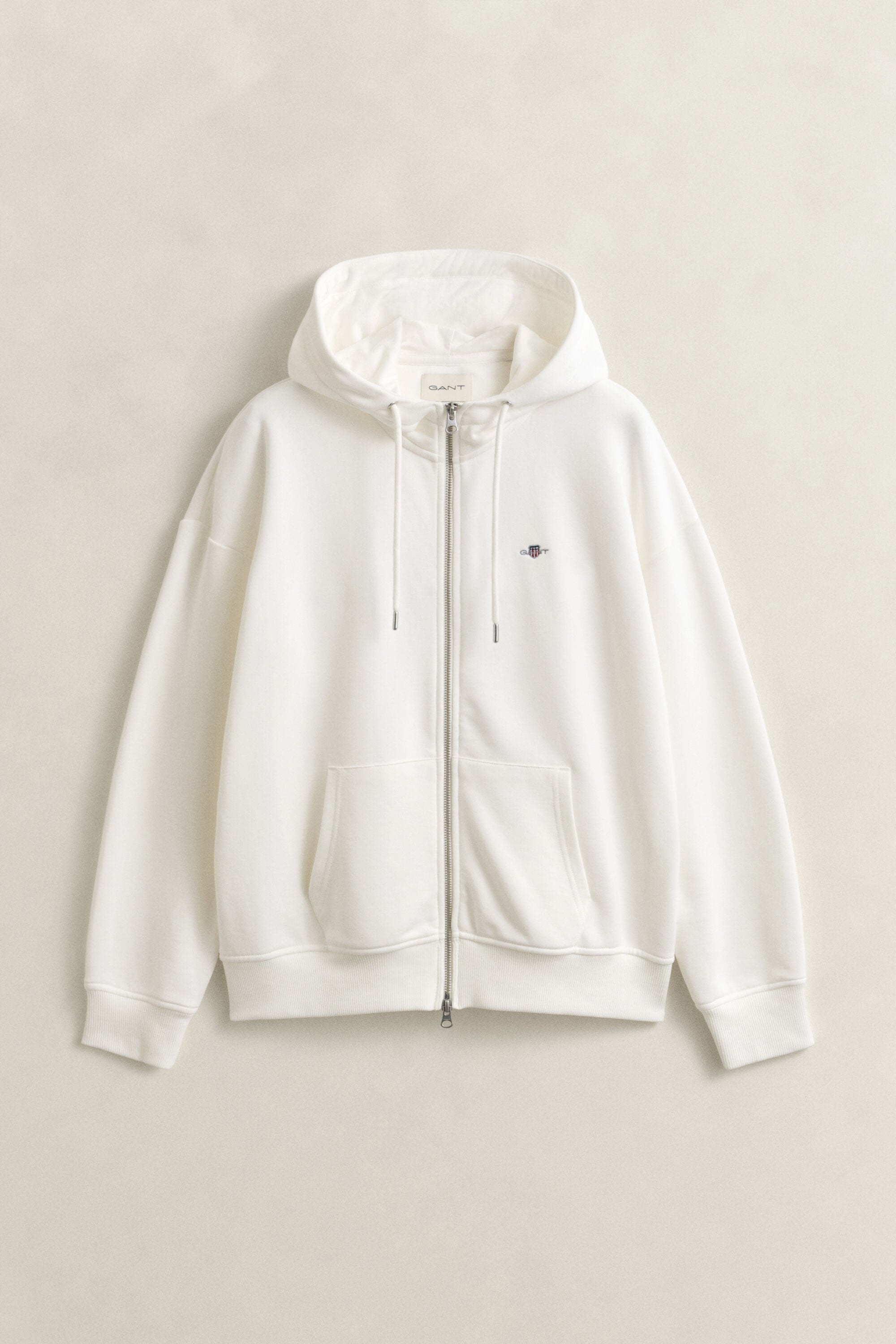 Shield hoodie met ritssluiting