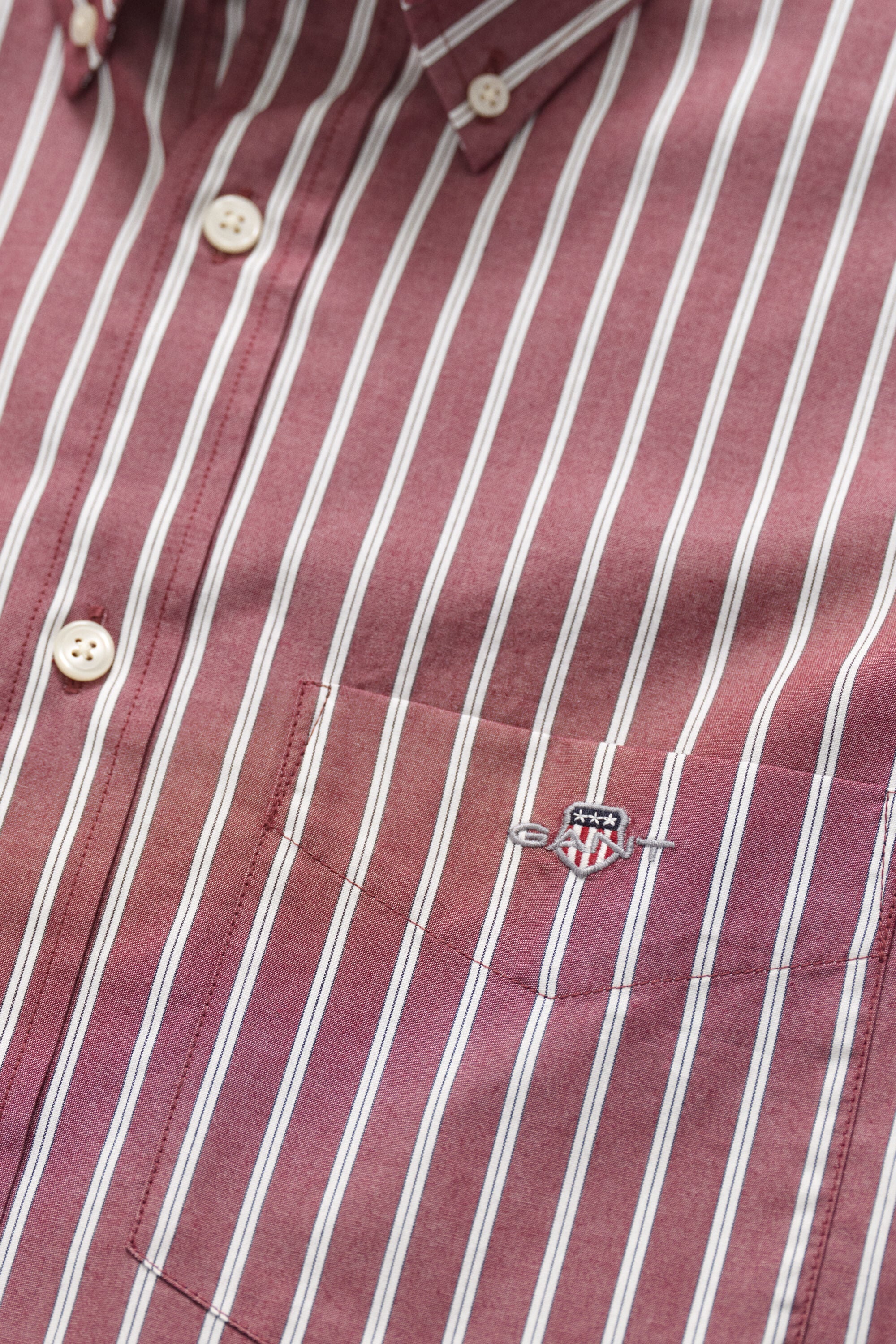 Poplin overhemd met strepen