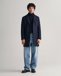 Tailored Fit klassieke wollen bovenjas