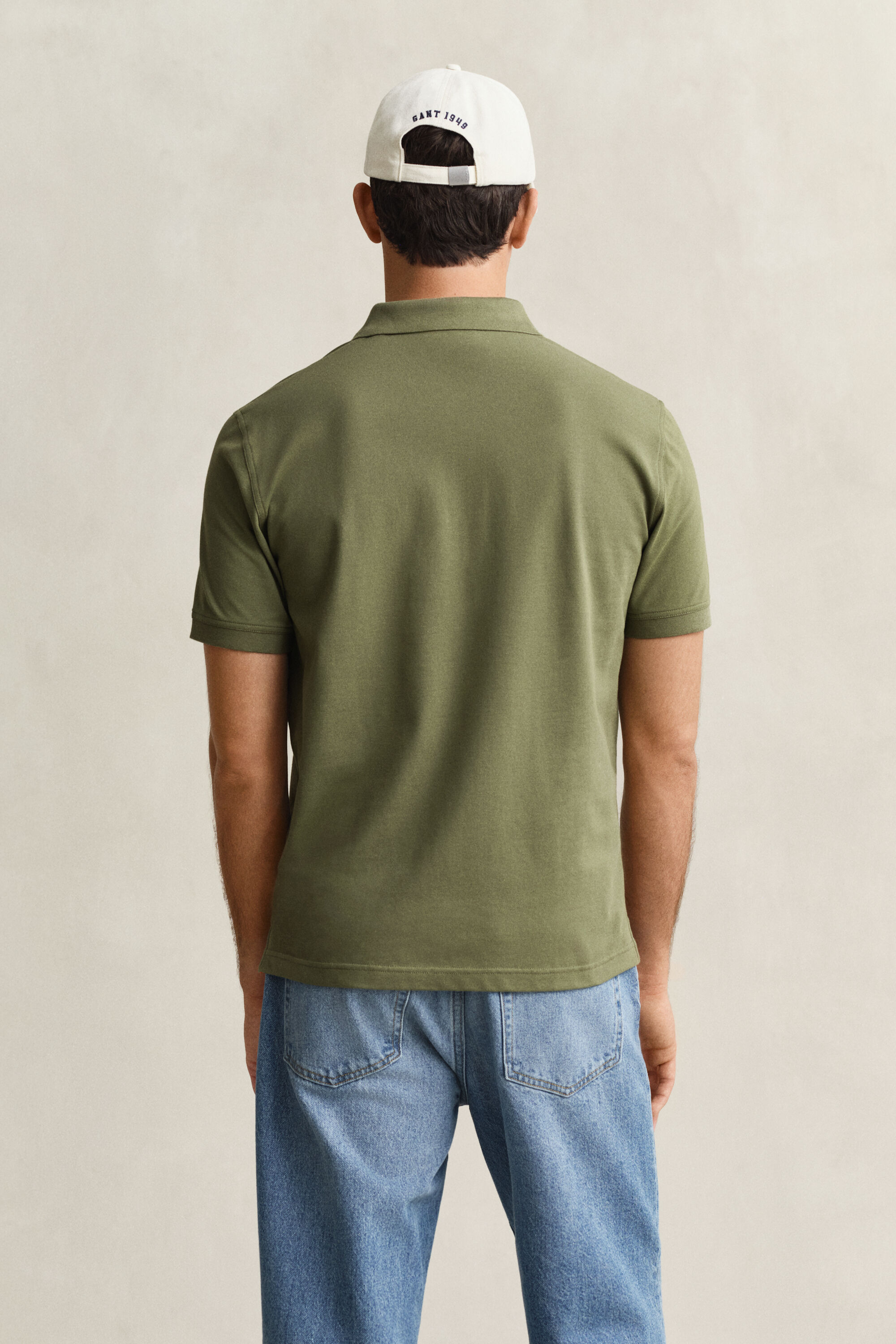 Piqué poloshirt met contrasterend detail