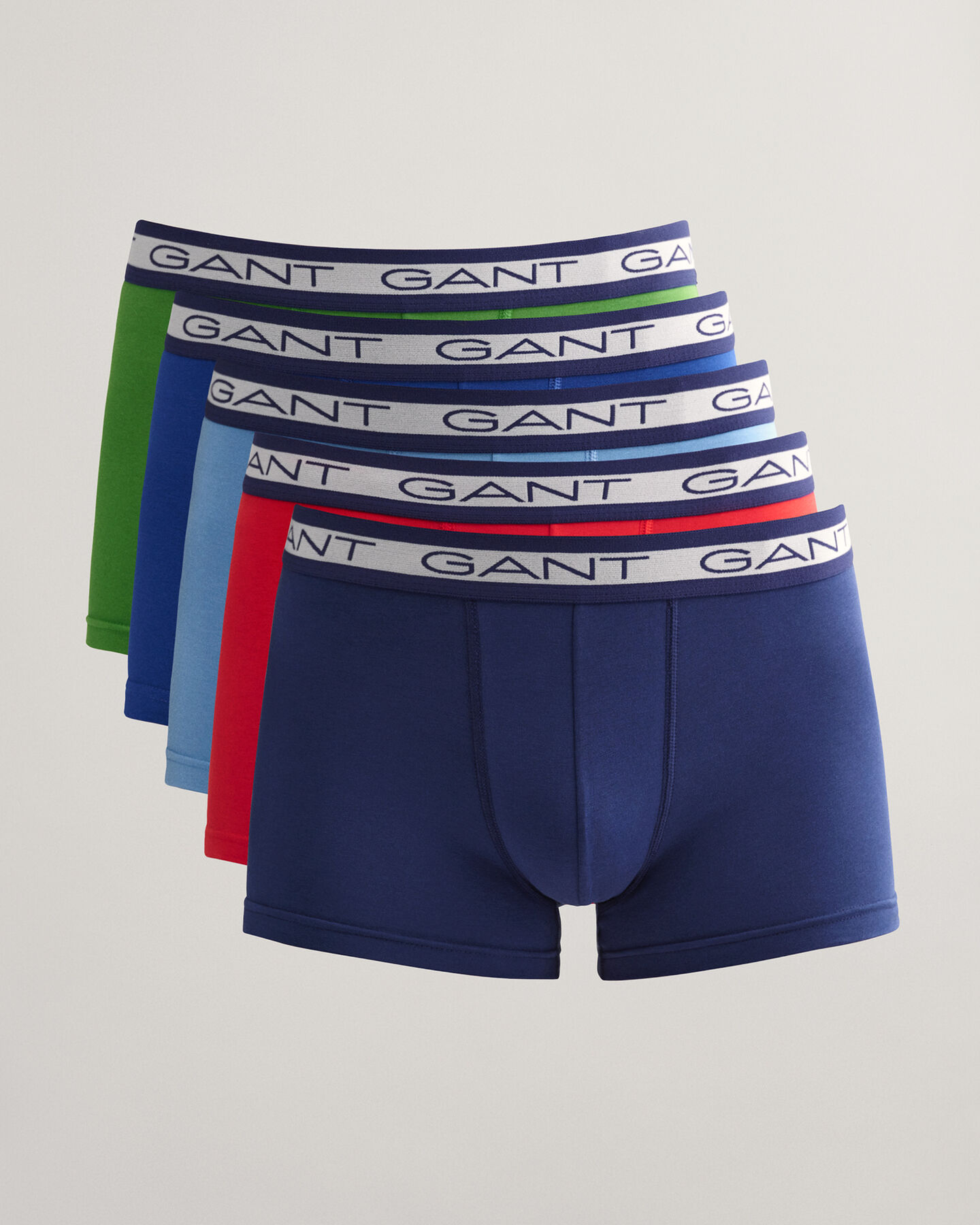 Set van vijf basic boxershorts